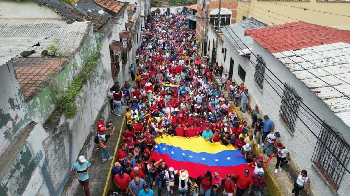 Movilización en apoyo al Presidente Nicolás Maduro