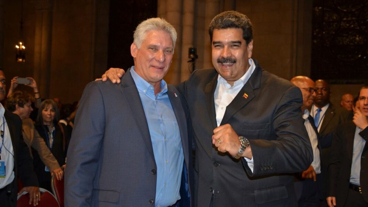 President of Cuba, Miguel Diaz -Canel; Nicolás Maduro, President of Venezuela