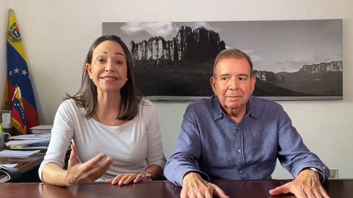 Maria With Ira Machado and Edmundo González