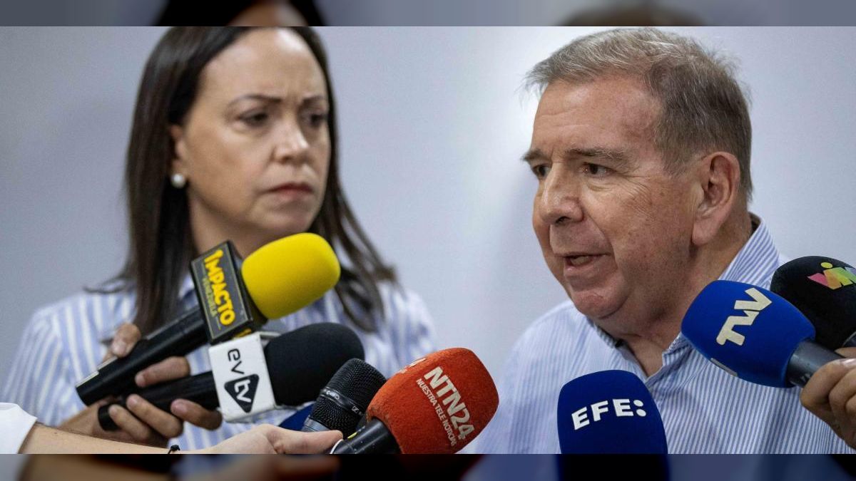 Far-right wing María Corina Machado and Edmundo González