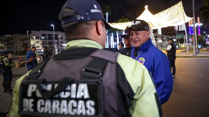 Diosdado Cabello,  ministro del Poder Popular para Relaciones Interiores, Justicia y Paz