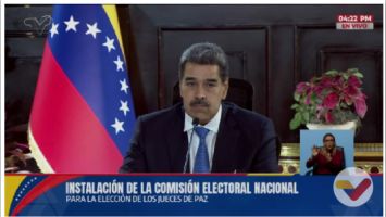 Instalación de la Comisión electoral Nacional para la elección de los jueces de paz