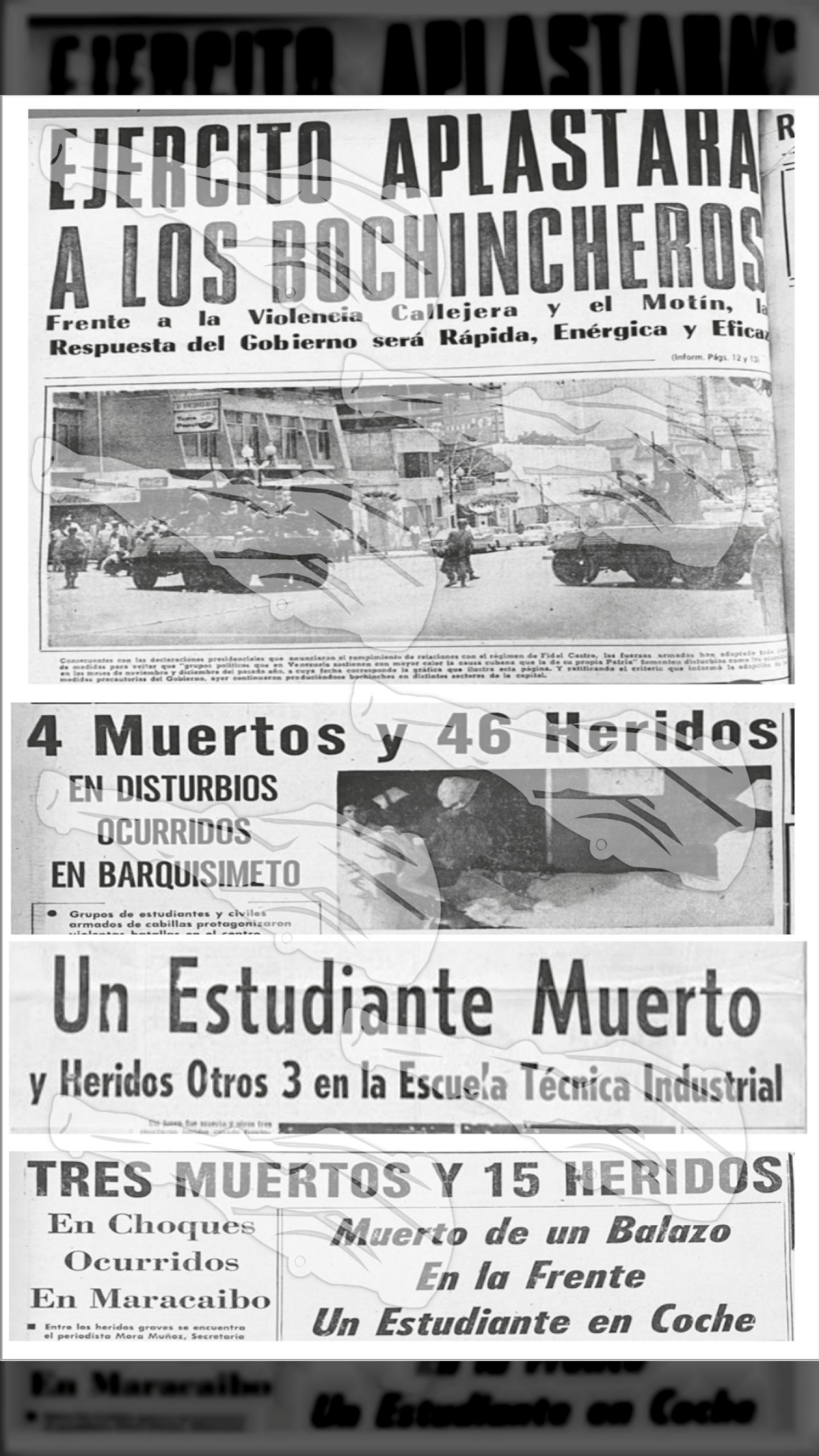 El asesinato y desaparición de Alberto Rudas + las masacres cometidas por el gobierno de Rómulo Betancourt en noviembre de 1961