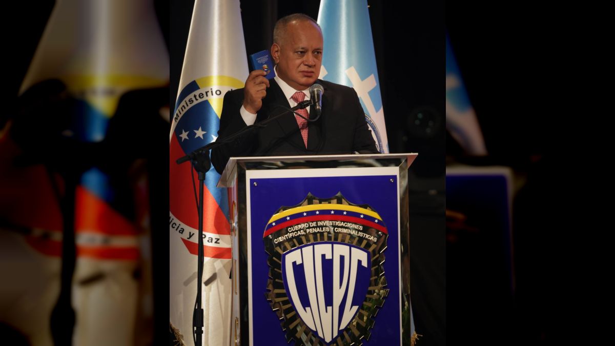 Vicepresidente sectorial de Política, Seguridad Ciudadana y Paz, Diosdado Cabello Rondón