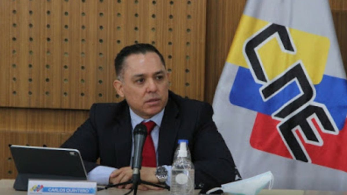 Carlos Quintero, Vice President of the National Electoral Council