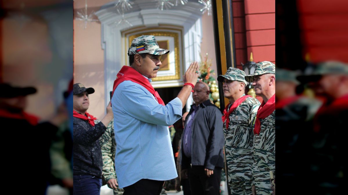 President Nicolas Maduro held a meeting with the Bolivarian National Militia