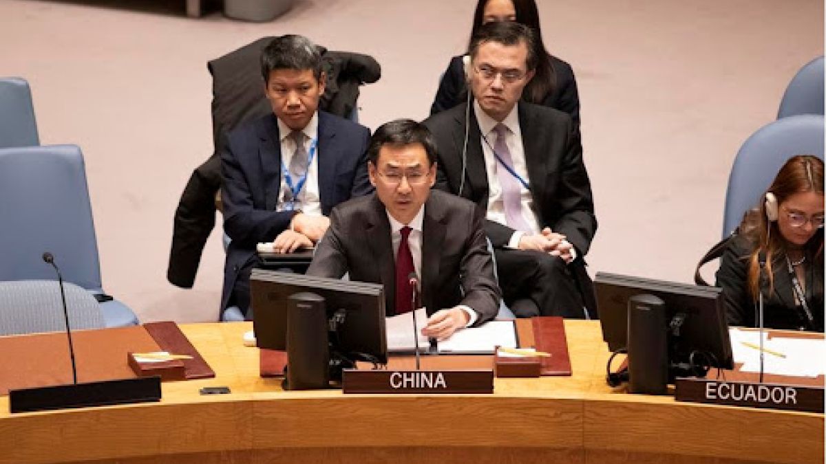 Geng Shuang, Chinese representative at the UN