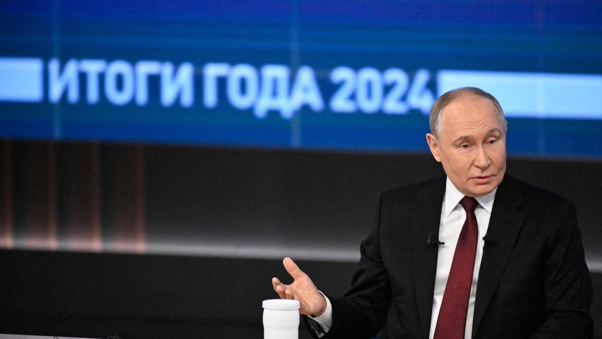 Vladimir Putin, President of Russia in the question and answer marathon