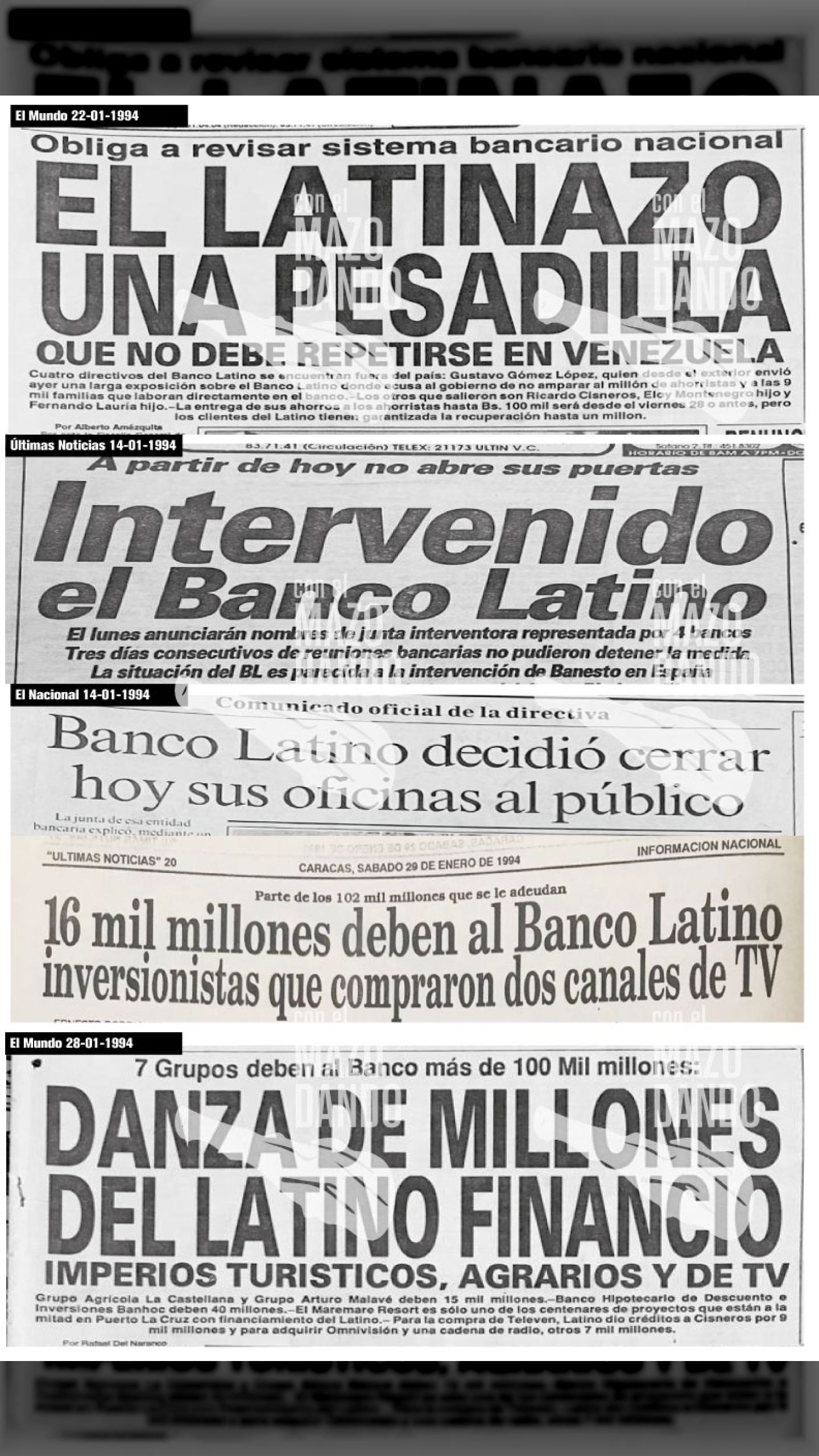 EL LATINAZO LA MÁS GRANDE ESTAFA FINANCIERA DE NUESTRA HISTORIA