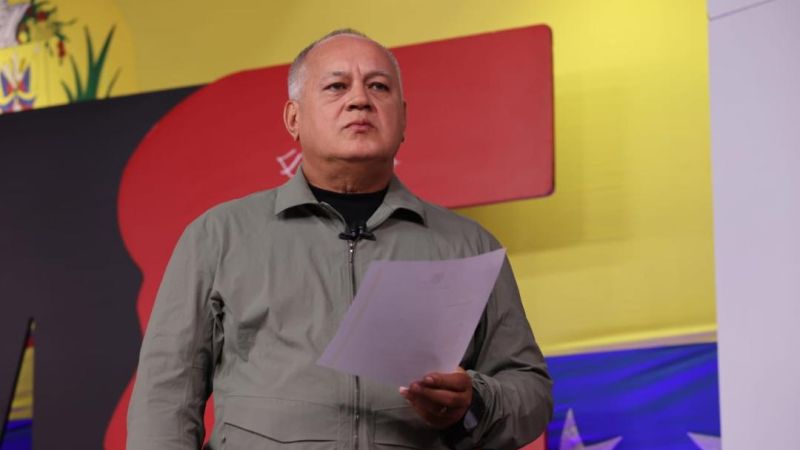 Diosdado Cabello, first vice-president of the PSUV