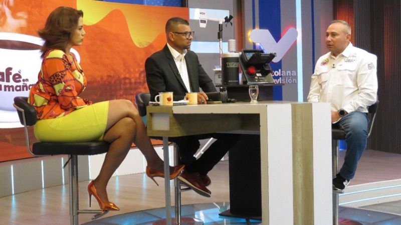 Programa "Café en la Mañana", que transmite Venezolana de Televisión