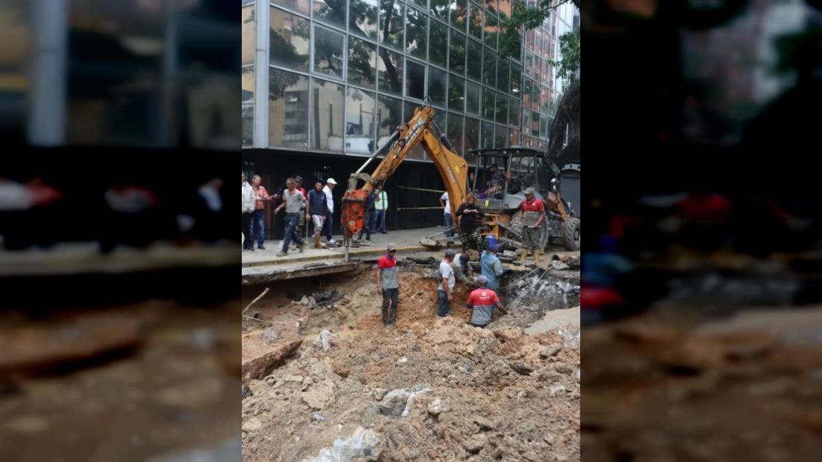 Gobierno Bolivariano atiende hundimiento en la avenida Francisco Solano de  Caracas