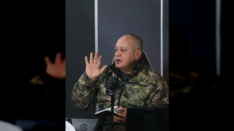 Diosdado Cabello, secretario general del Partido Socialista Unido de Venezuela (PSUV)