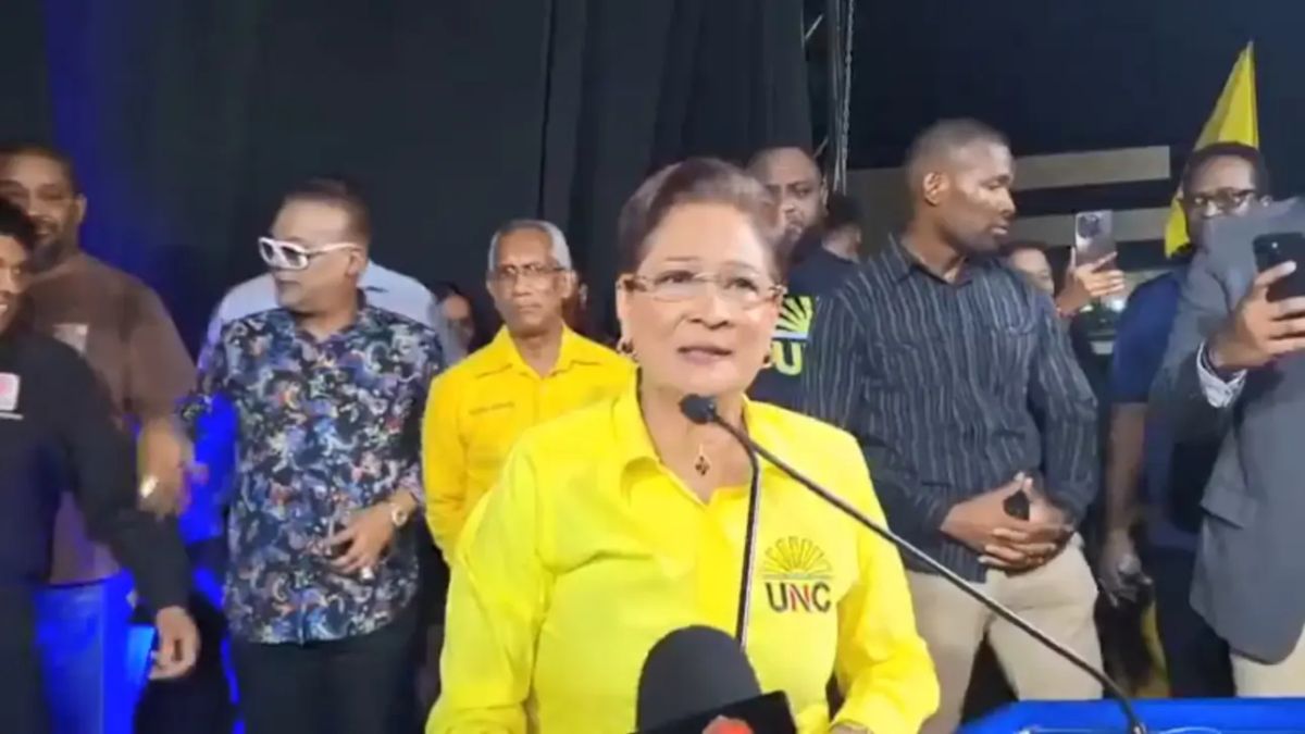 Kamla Persad Bissessar, primera ministra de Trinidad y Tobago