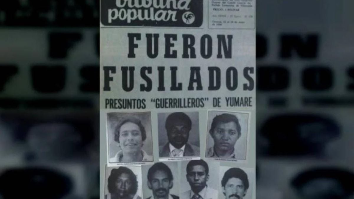 Miembros del movimiento pacifista llamado Corriente Histórico Social,