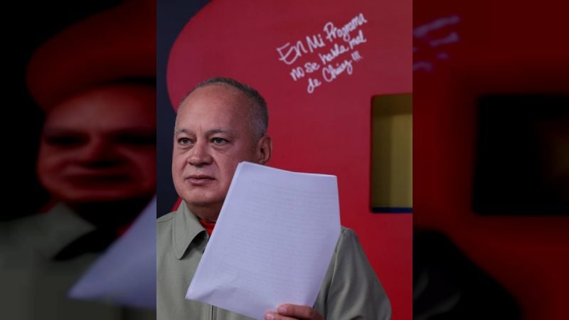 Cabello refused to allow the Colombian government to link Venezuela to its problems