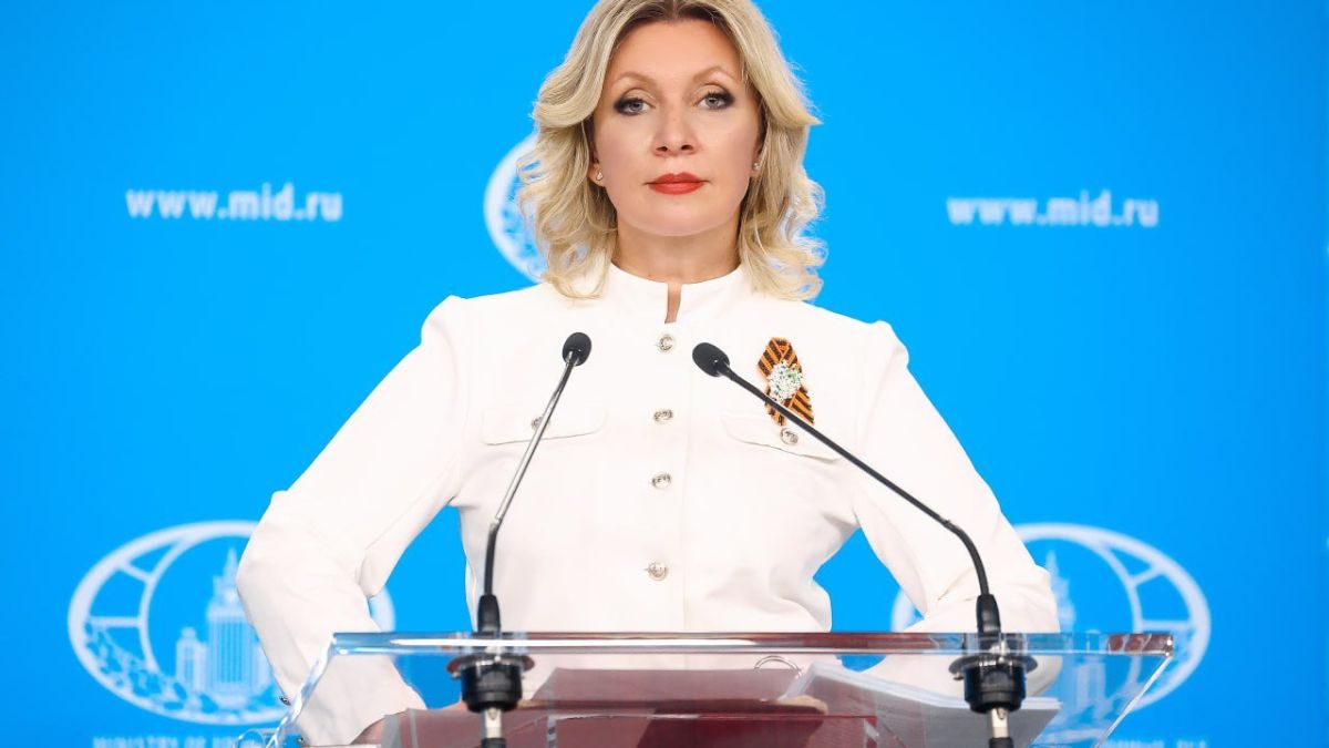 María Zajárova,  portavoz del Ministerio de Asuntos Exteriores