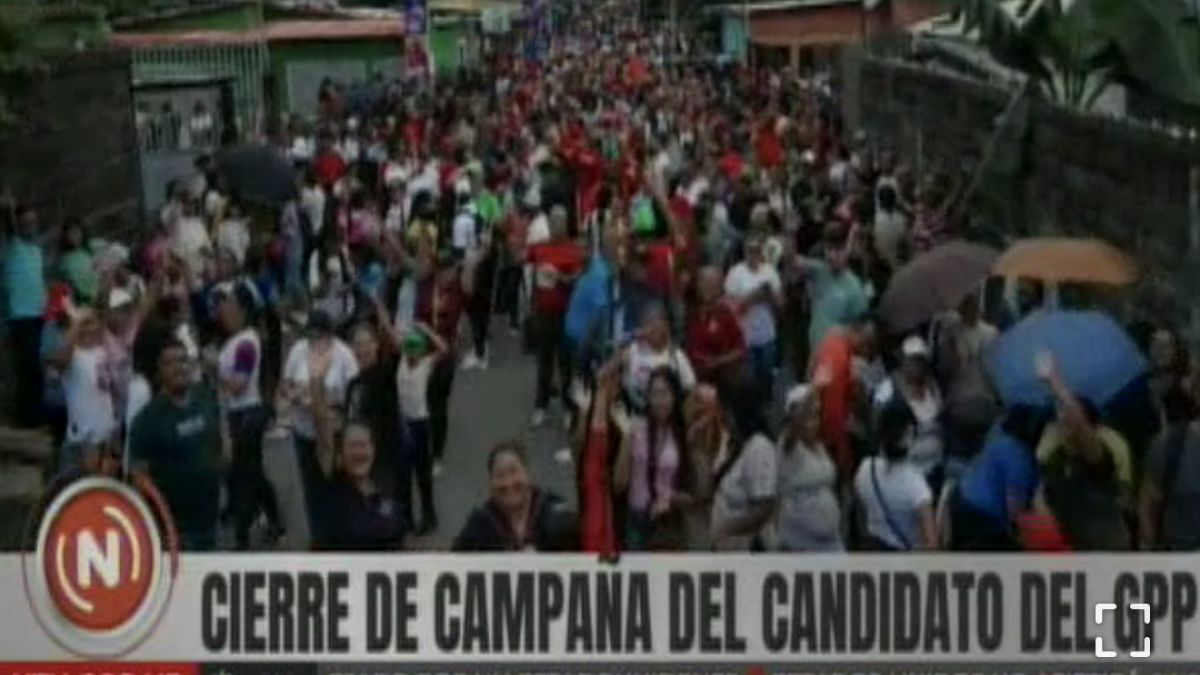 Cierre de campaña en el estado Barinas