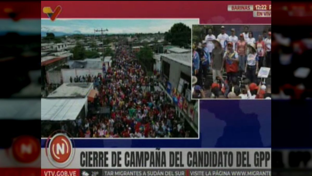 Cierre de campaña en Barinas