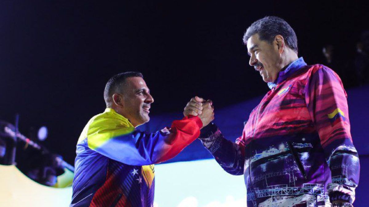Nicolás Maduro, presidente del PSUV durante su visita a La Guaira
