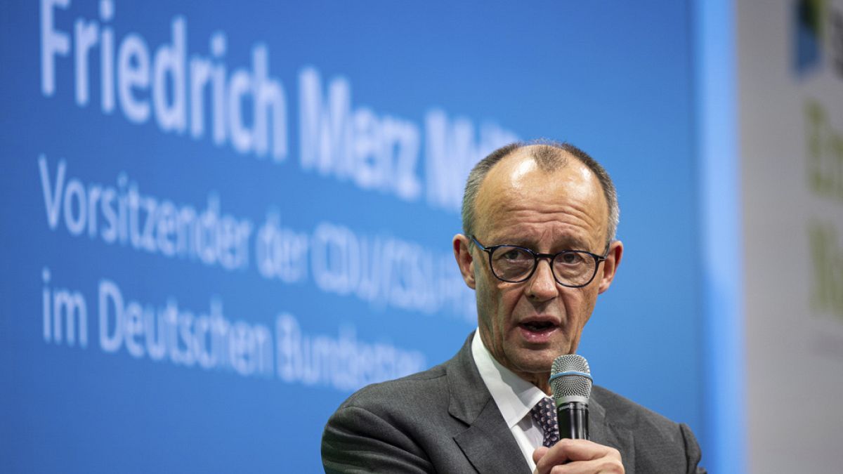 Friedrich Merz, recently elected chancellor, announced in Germany