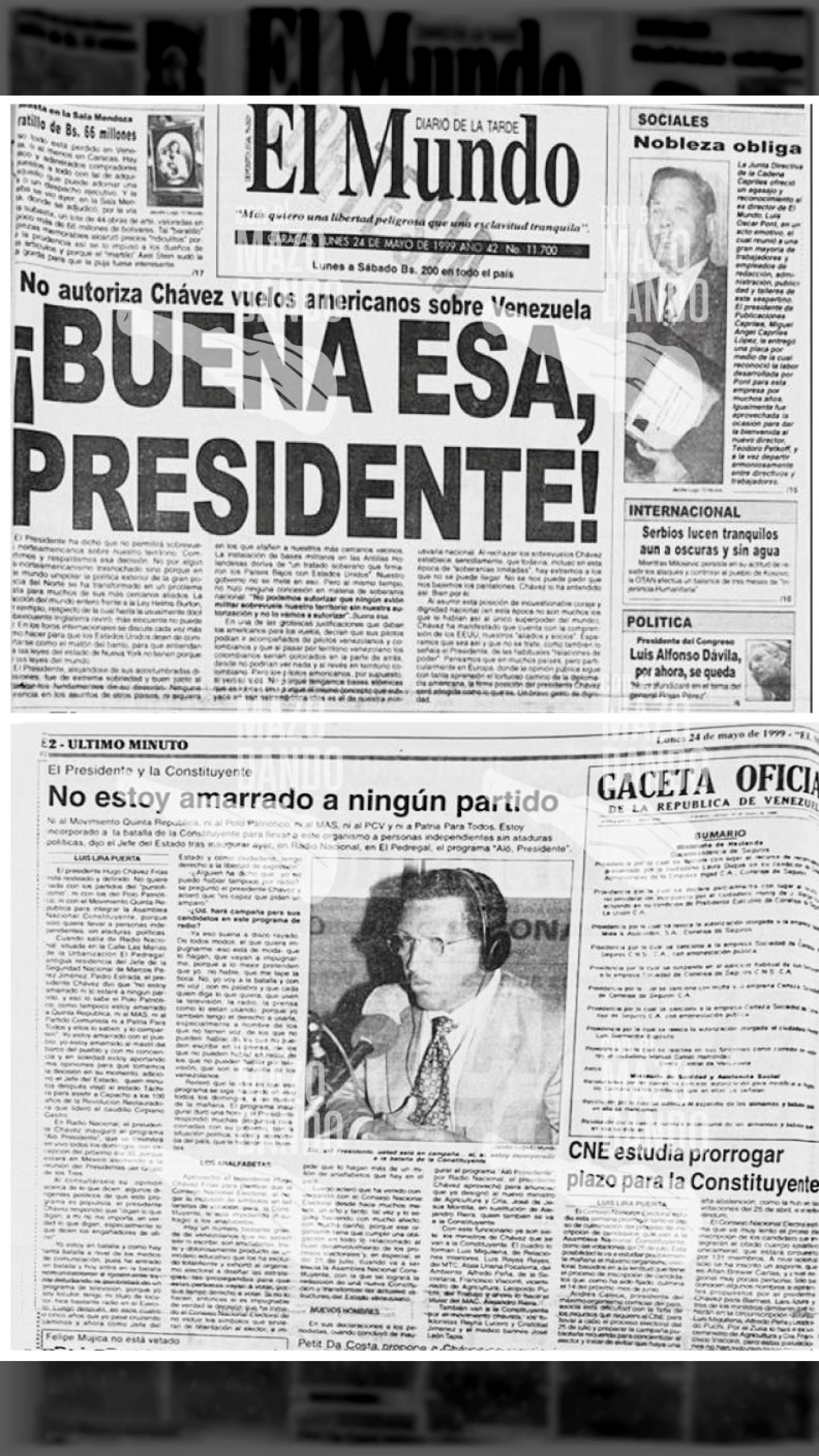 PRIMER ALÓ PRESIDENTE