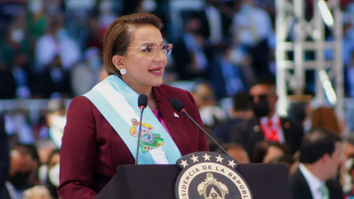 Xiomara Castro, presidenta de Honduras