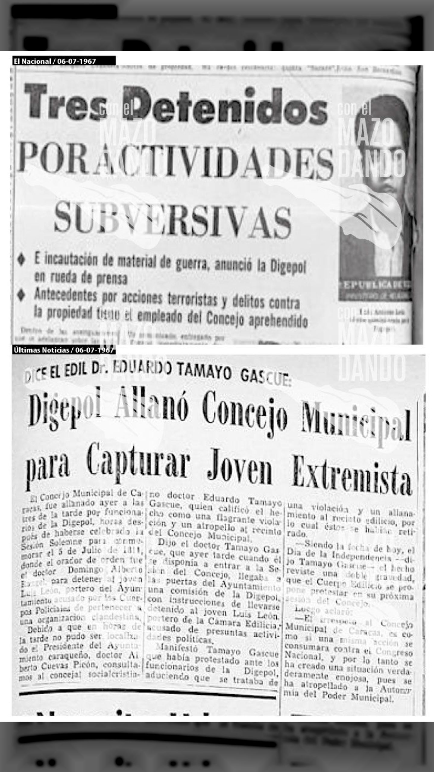 HACE 58 AÑOS FUE DESAPARECIDO LUIS ANTONIO LEÓN