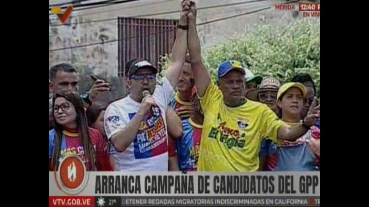 Miguel Reyes,  candidato a  Alcalde del municipio Alberto Adriani