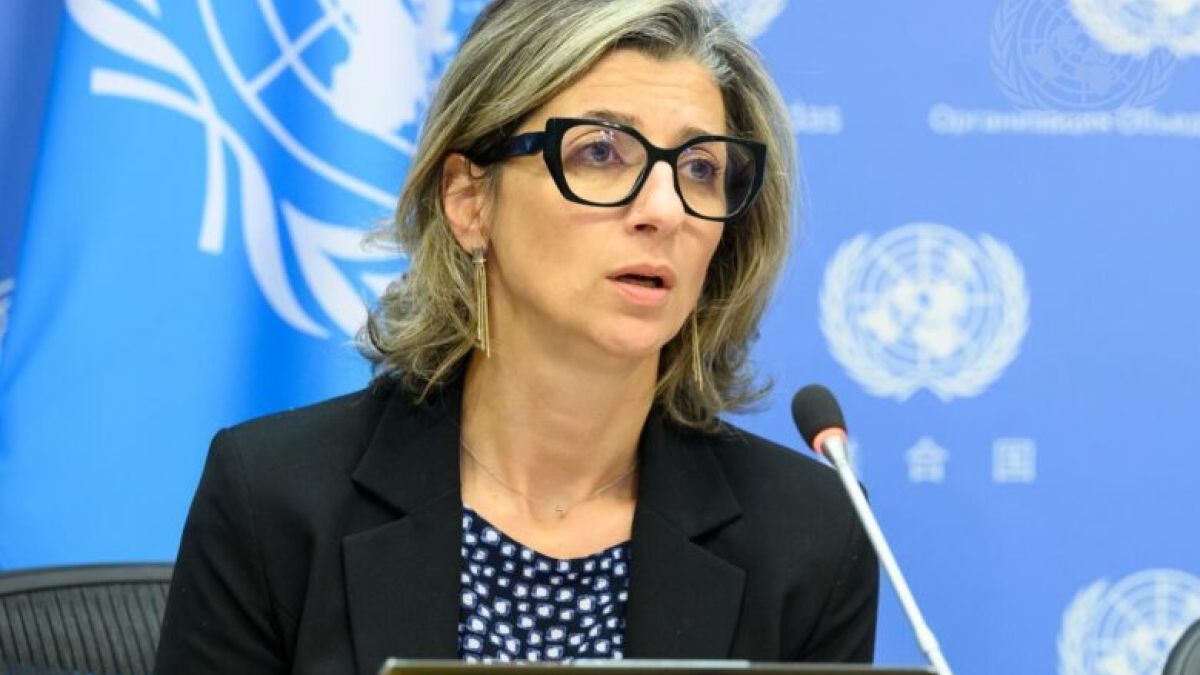Francesca Albanese, relatora especial de Naciones Unidas