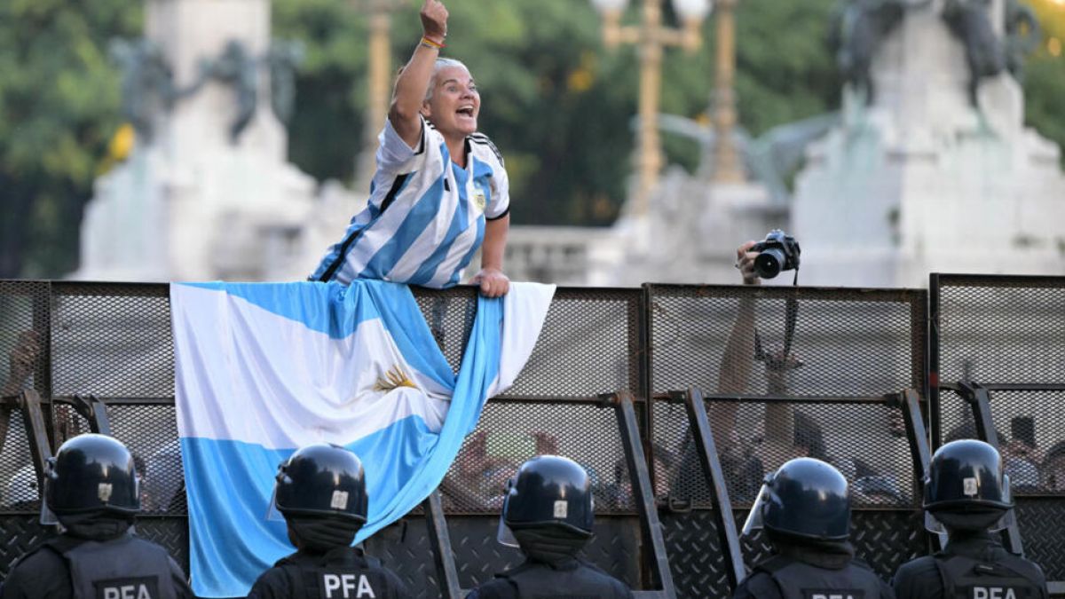 Al menos siete detenidos se registraron el miércoles pasado durante la marcha de los jubilados