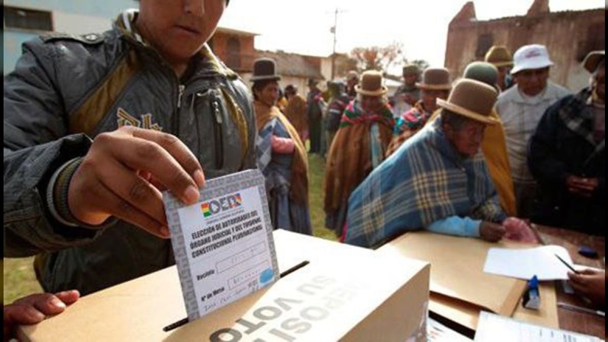 Previously, President Luis Arce met with observation missions to confirm the security of the electoral system.