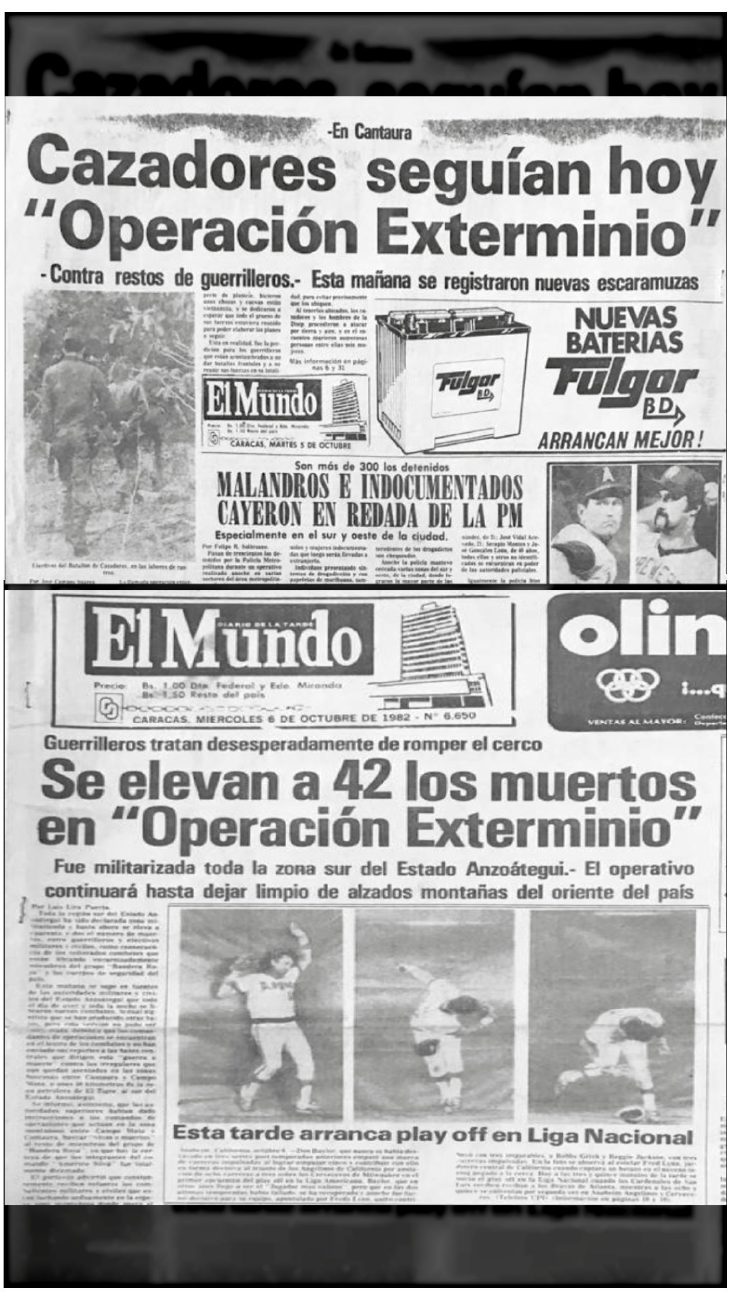 OPERACIÓN EXTERMINIO