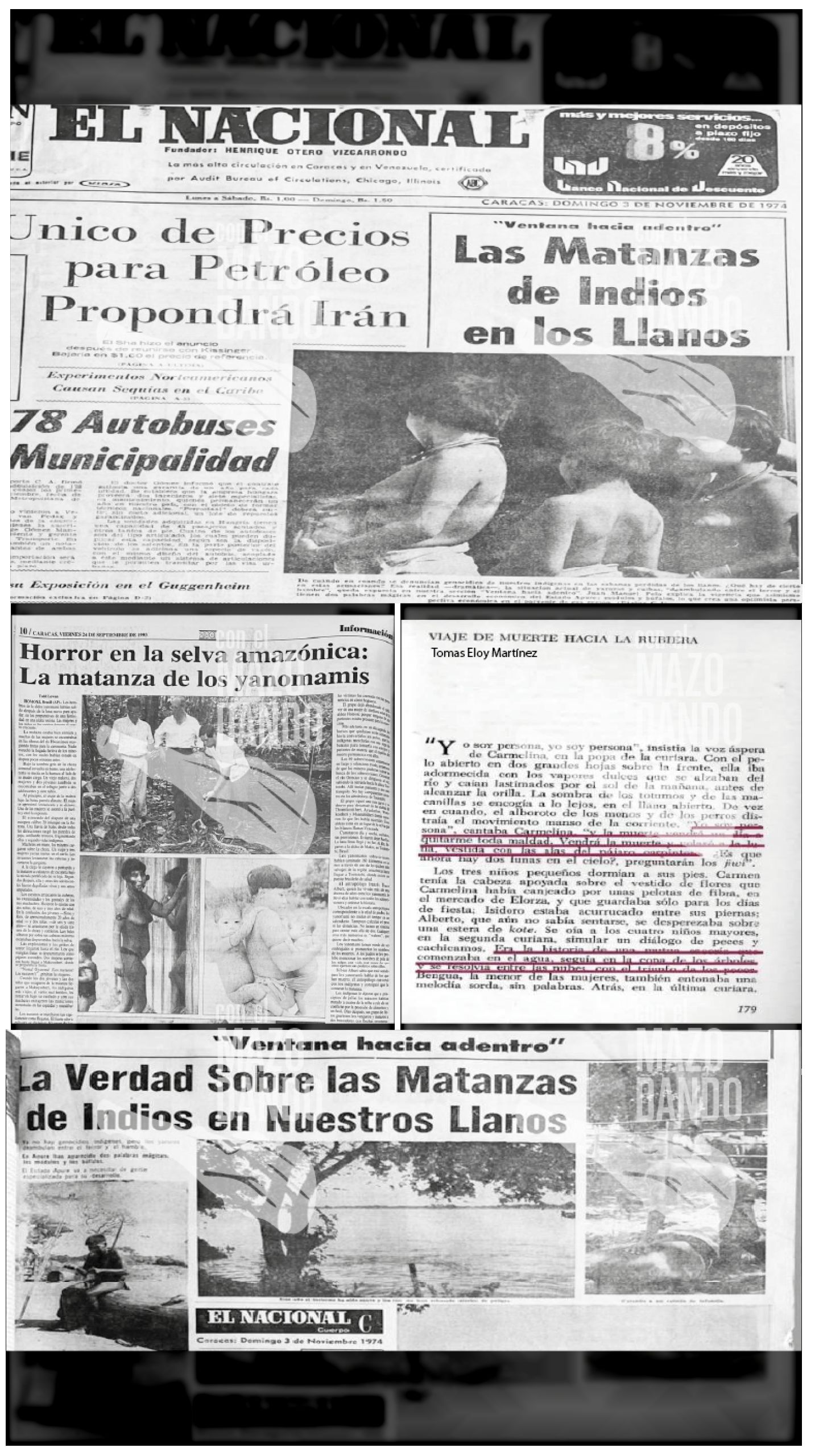 “SALIR A GUAJIBEAR: LA MASACRE DE LA RUBIERA” LA MATANZA DE INDIOS EN EL ALTO APURE
