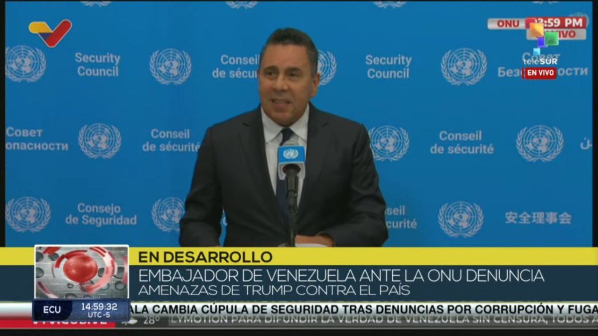 Samuel Moncada, Representante Permanente de Venezuela en la  Organización de Naciones Unidas