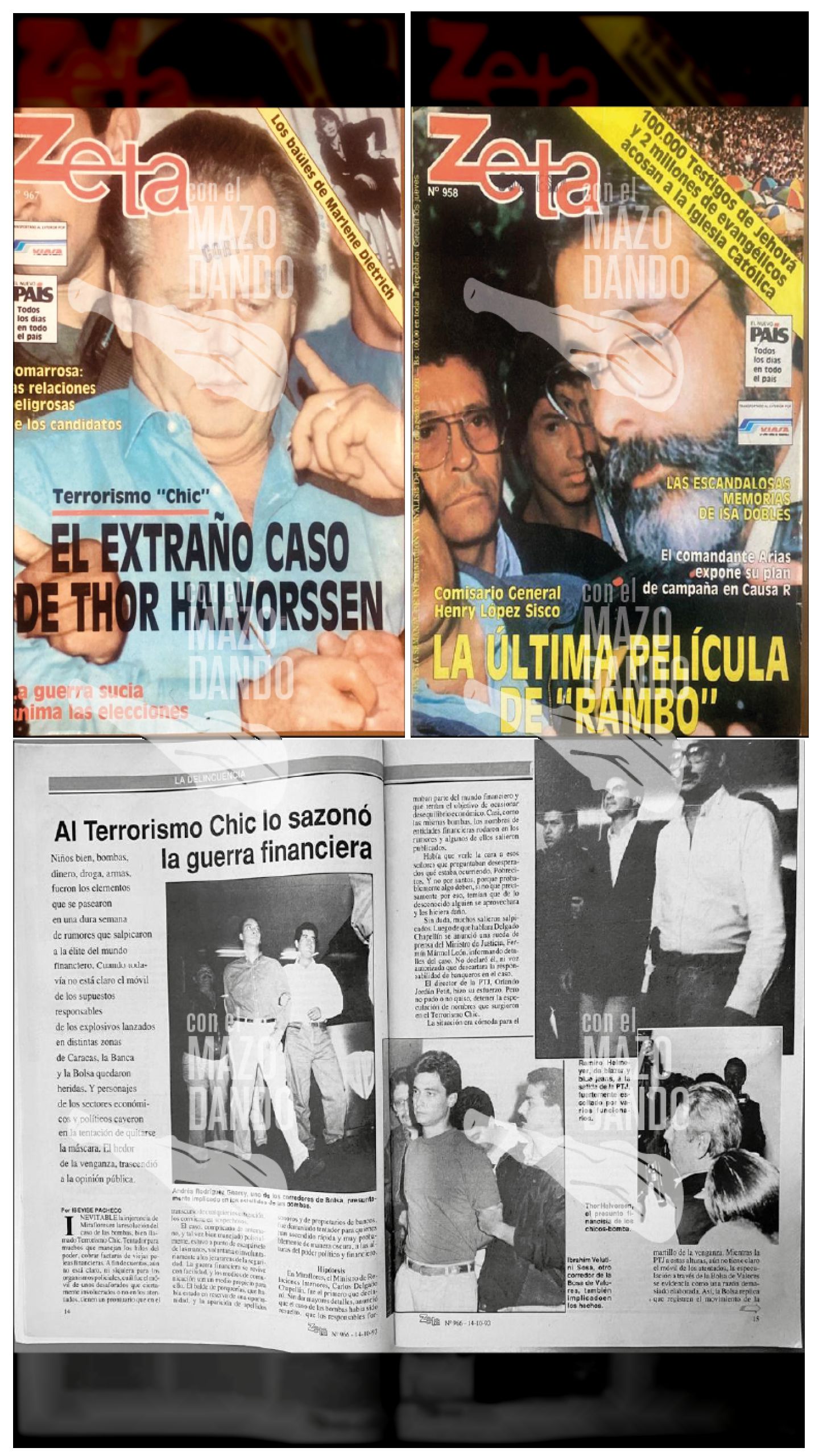 EL CASO DE THOR HALVORSSEN Y LOS SOBRES BOMBA - EL “JET SET” SE VISTE DE SANGRE