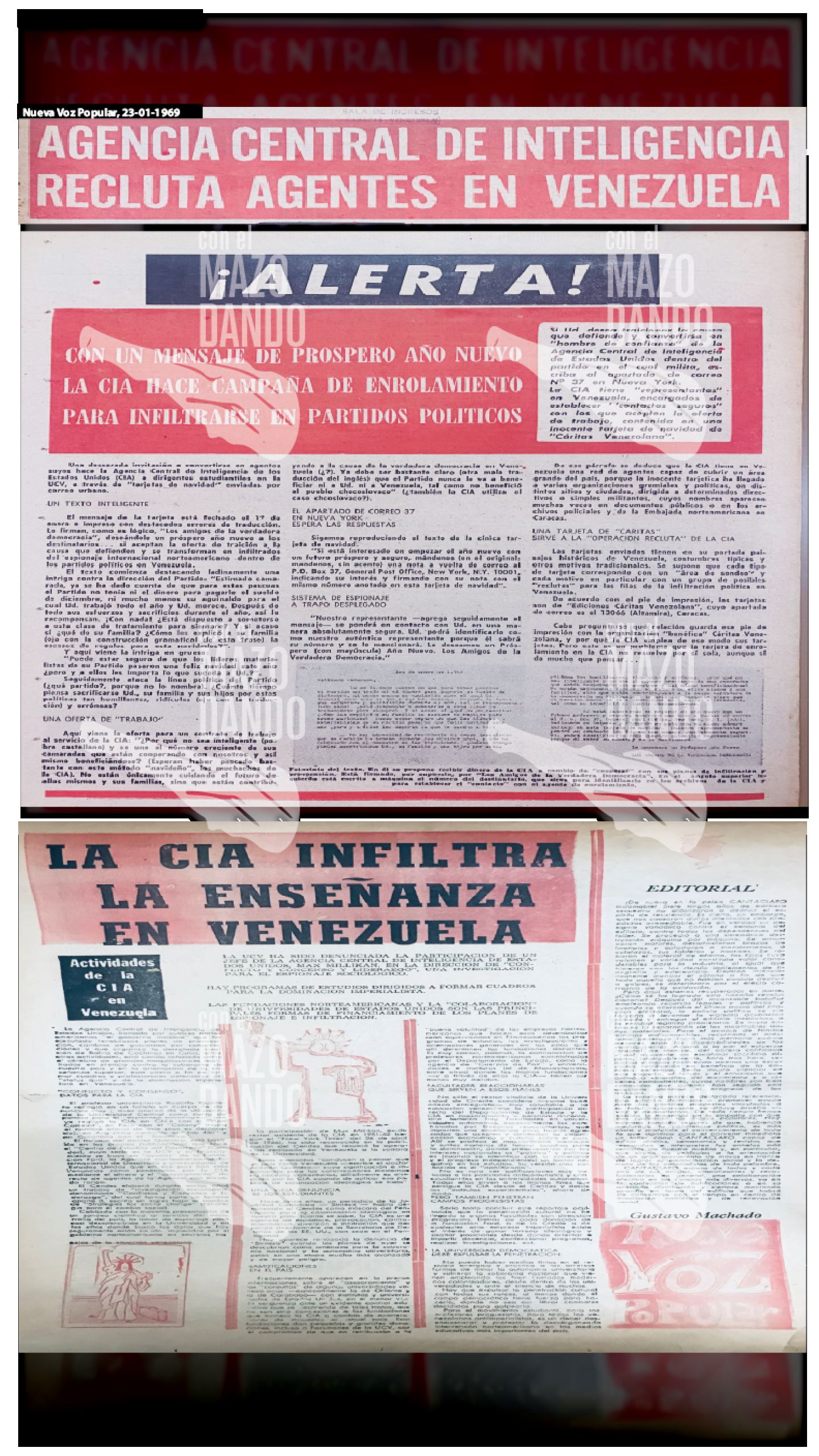 OPERATIVO NAVIDEÑO DE LA CIA EN VENEZUELA