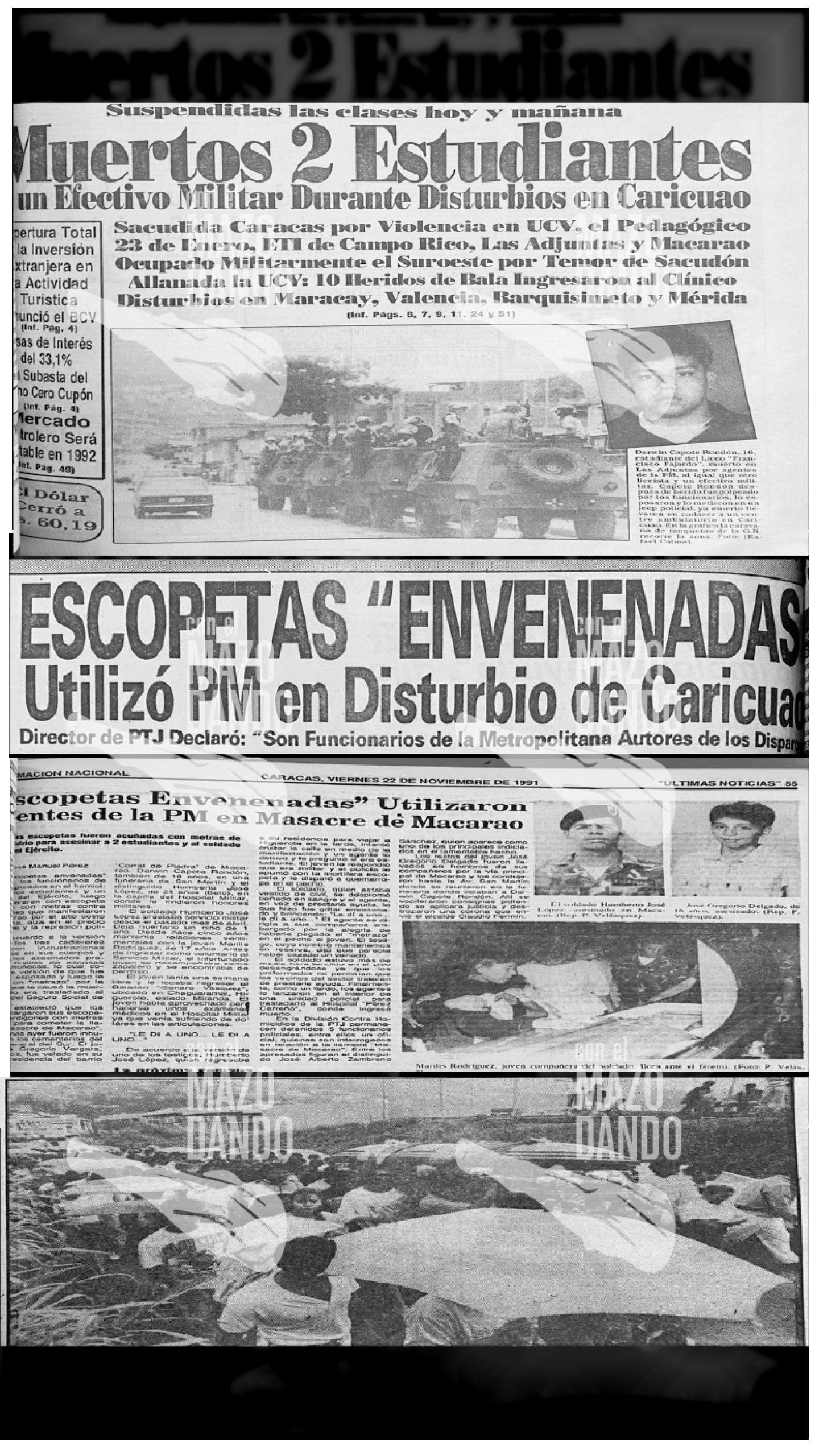 LA MASACRE DE MACARAO - ASÍ CELEBRABA C.A. PEREZ EL DÍA DEL ESTUDIANTE