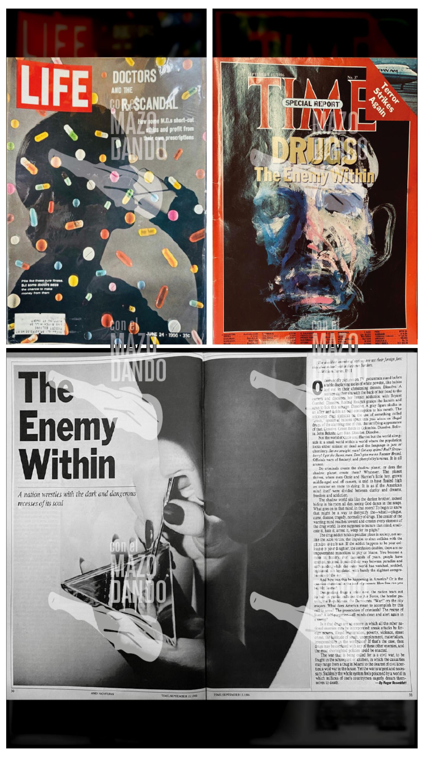 AUTOPSIA DEL SUEÑO AMERICANO: EL ENEMIGO INTERNO - EL CULTO A DROGAS MÁS POTENTES APARECE EN 1986