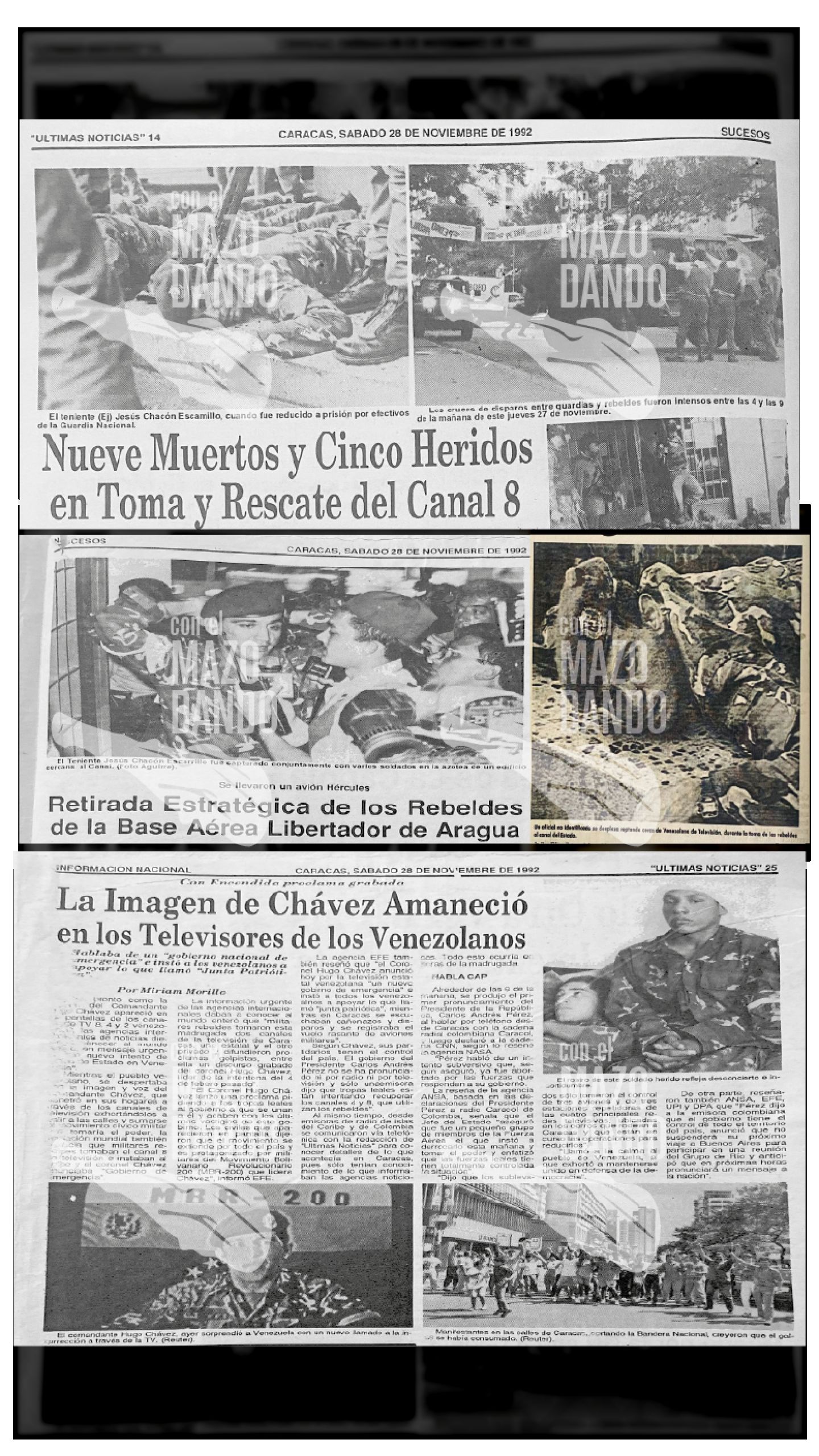 El 27- N -- JAQUE MATE A CARLOS ANDRÉS PÉREZ