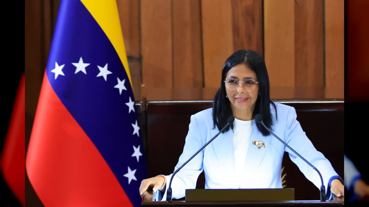 Delcy Rodríguez, presidenta Encargada de la República Bolivariana de Venezuela