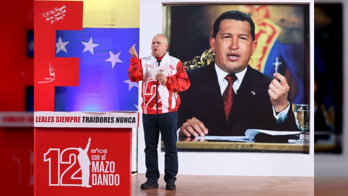 La derecha extremista fascista "lo que han logrado es que el chavismo se fortalezca", destacó Cabello