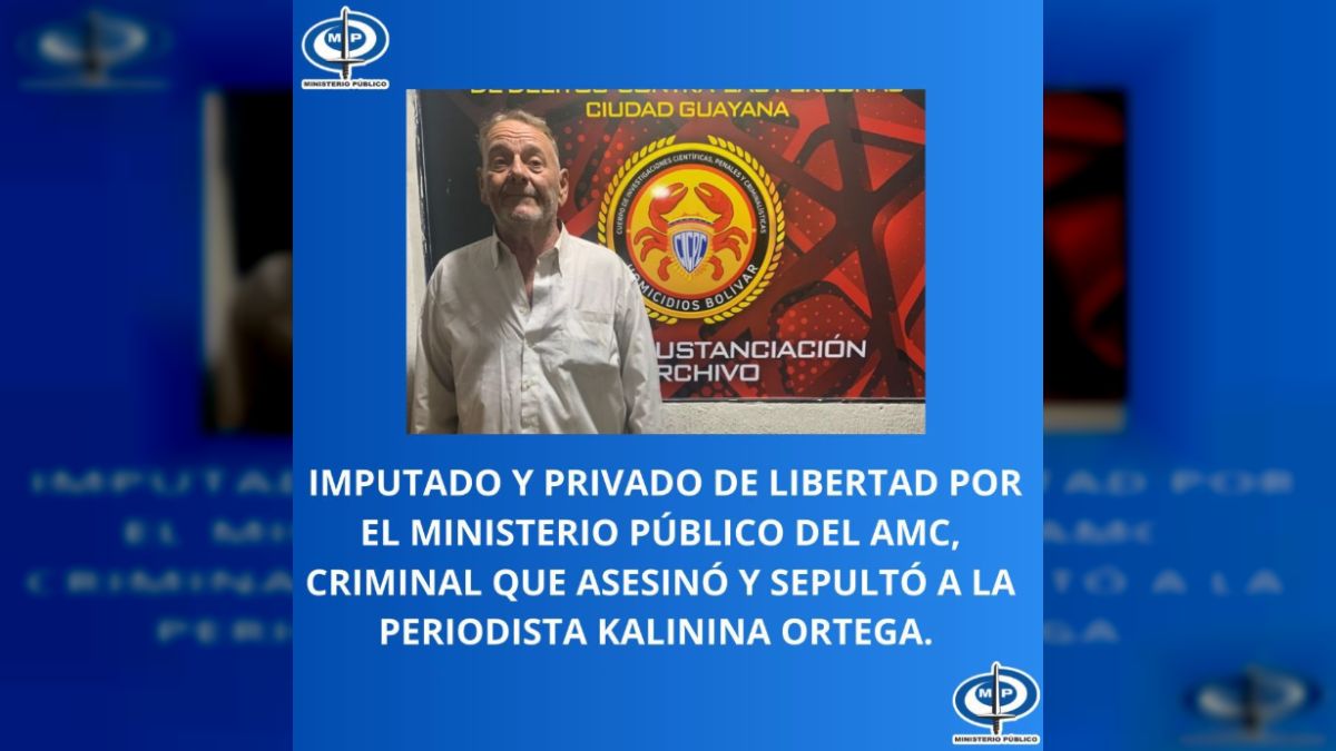 MP imputó por homicidio calificado al responsable del crimen de la ...