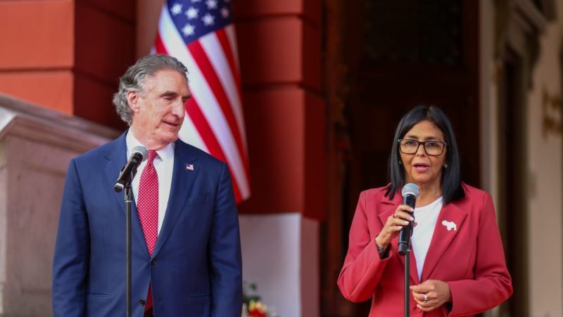 Delcy Rodríguez agradeció al presidente Trump su disposición para trabajar agenda conjunta