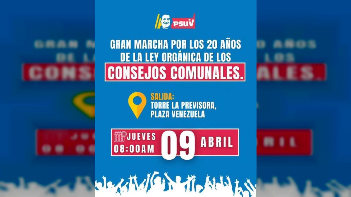 Pueblo venezolano se moviliza este jueves para conmemorar los 20 años ...