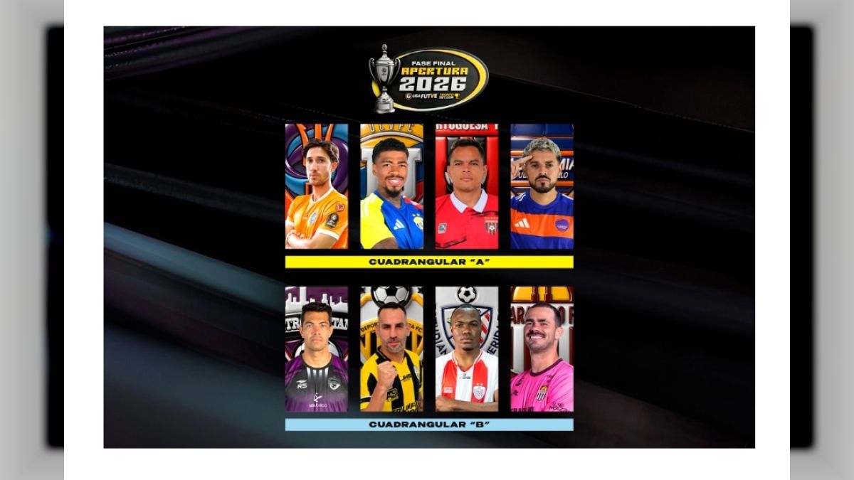 Definidos los grupos para los Cuadrangulares Finales de la Liga FUTVE 2026