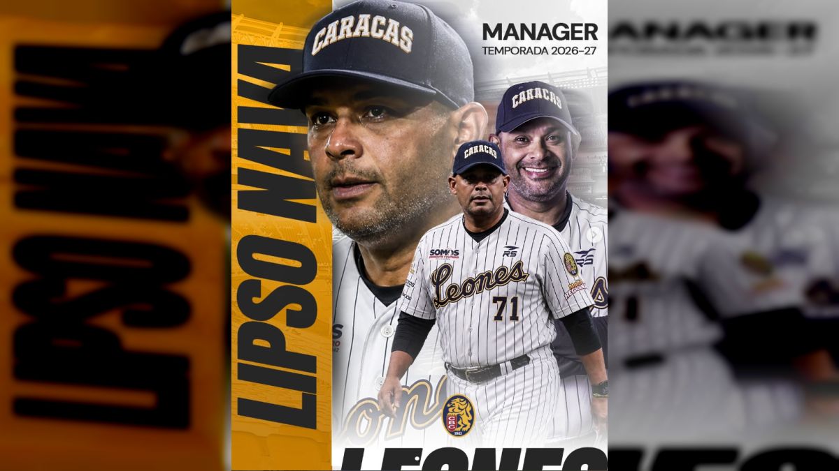 Official! Lipso Nava is the new manager of Leones del Caracas