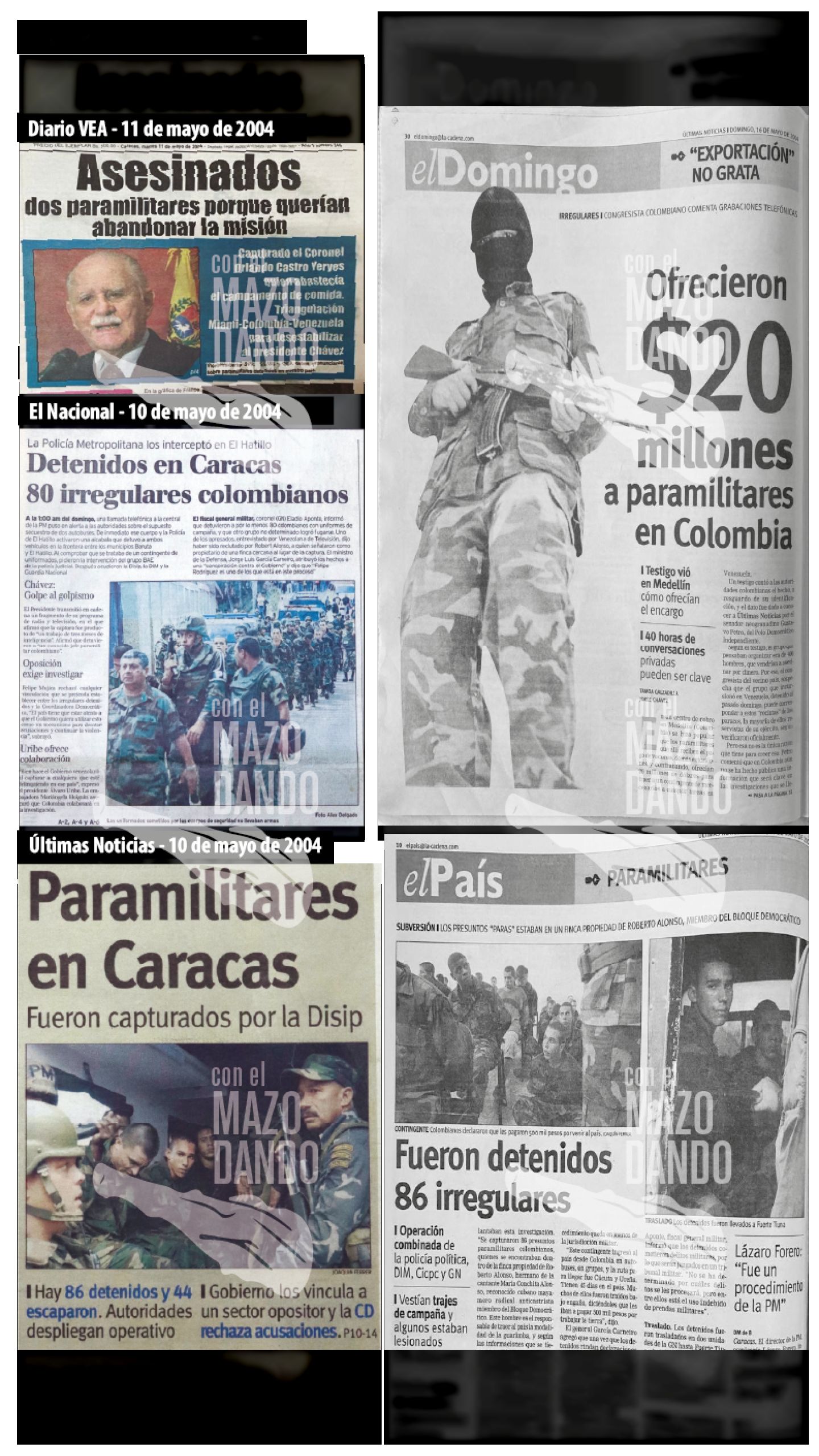 PARAMILITARY INVASION OF VENEZUELA “OPERATION DAKTARI”
