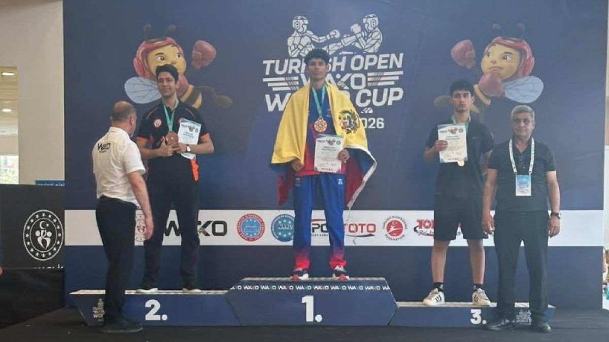 Cobo won three golds in World Kickboxing