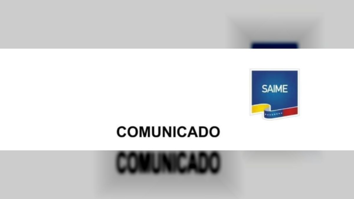 SAIME reported on the deportation of Alex Naim Saab Morán (+Press Release)